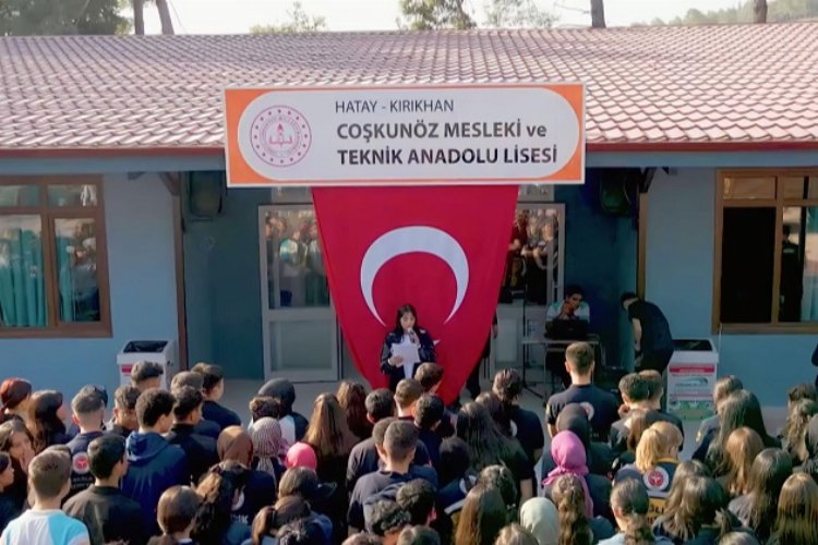 Coşkunöz Eğitim Vakfı Hatay’a ‘hayat’ veriyor!