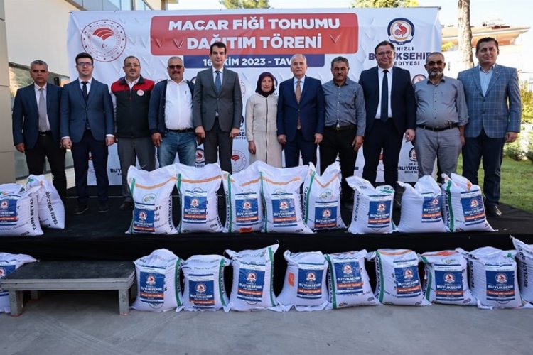 Çiftçiye 146 tonluk Macar fiği desteği