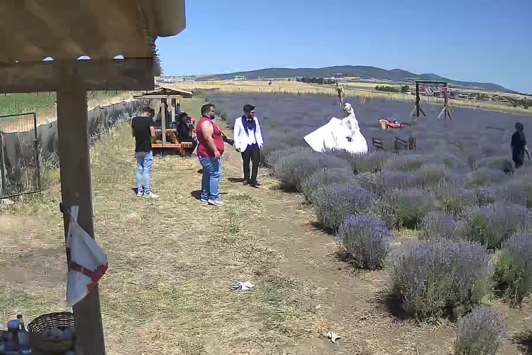 Siğilli Lavanta Bahçesi’ne bayramlık akın