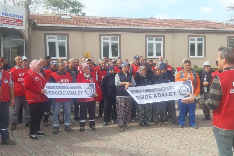 Keşan’da belediye çalışanları ‘vergide adalet’ mücadelesinde