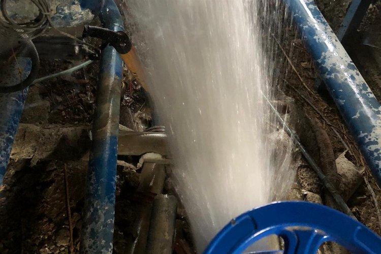 Manisa’da arızalanan motopomp hızlı müdahale