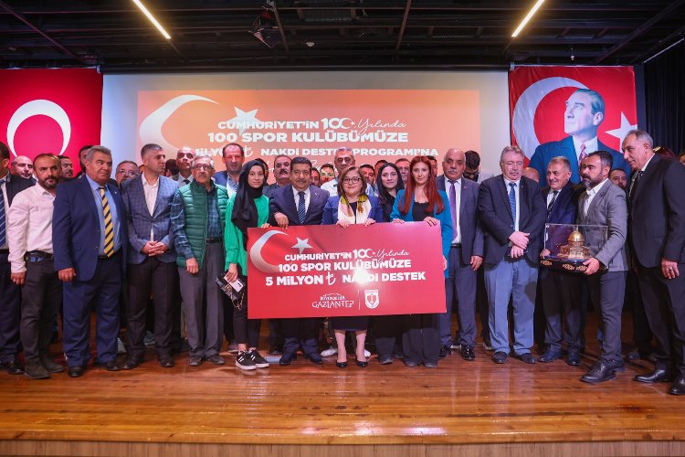 Gaziantep’te amatör spor kulüplerin 5 milyon TL