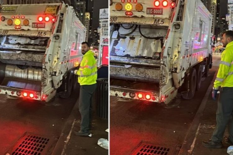 New York’ta çöpçülerden yılbaşı mesaisi