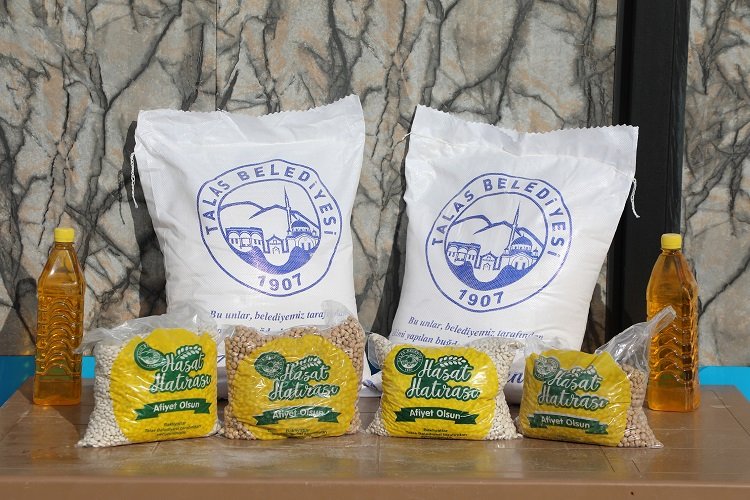 Kayseri Talas’tan depremzede Elbistan’a destek