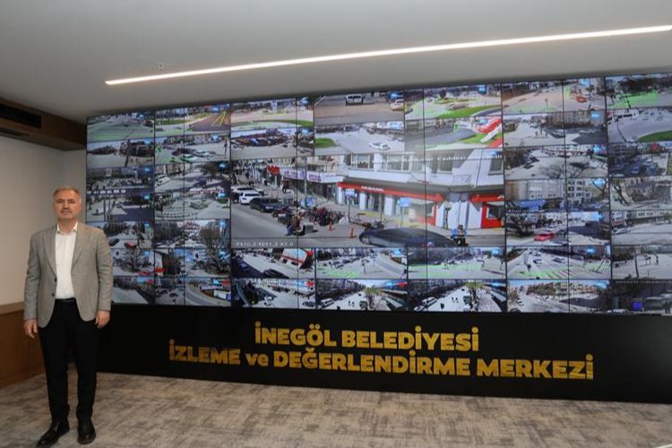 İnegöl’de olası olumsuzluklara ‘Akıllı Şehir’ önlemi