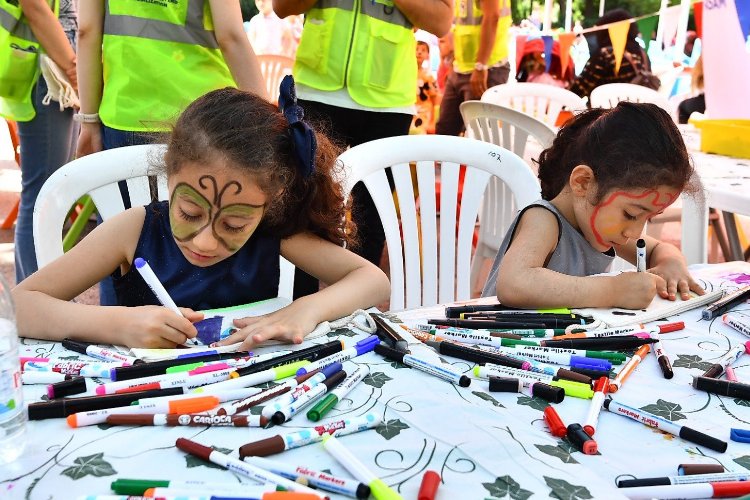 Gençlik Bayramı’nda çocuklar da doyasıya eğlendi